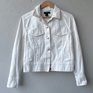 H&M | White Denim Jacket